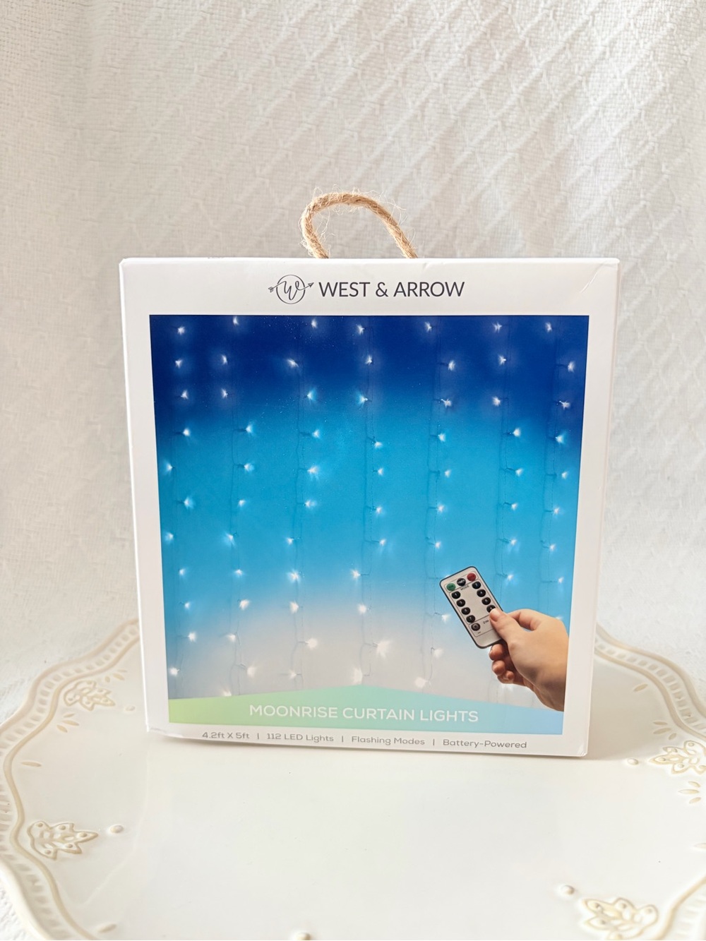 West & Arrow Moonrise Curtain Lights with Flashing Modes
